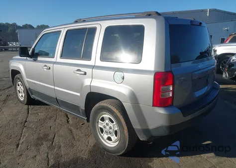 2017 Jeep Patriot Sport Fwd из США, поврежденный, VIN 1C4NJPBA3HD149931